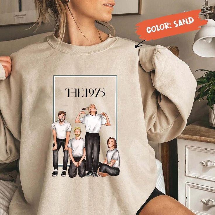 The 1975 North America Tour Sweatshirt, Retro Music Band Tribute T-Shirts, Hoodie | TeeBloomCo.com