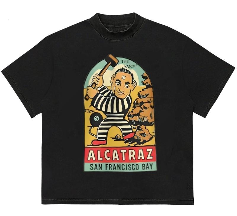 The Alcatraz T-Shirt Trendy Fit Casual, Comfy, and Stylish Customizable Graphic Hoodie, Sweatshirt | TeeBloomCo.com