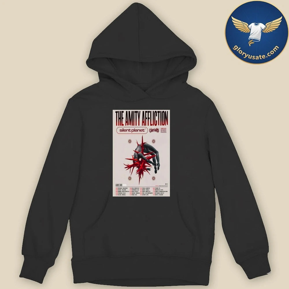 The Amity Affliction Europe &amp; UK 2026 Poster Shirt