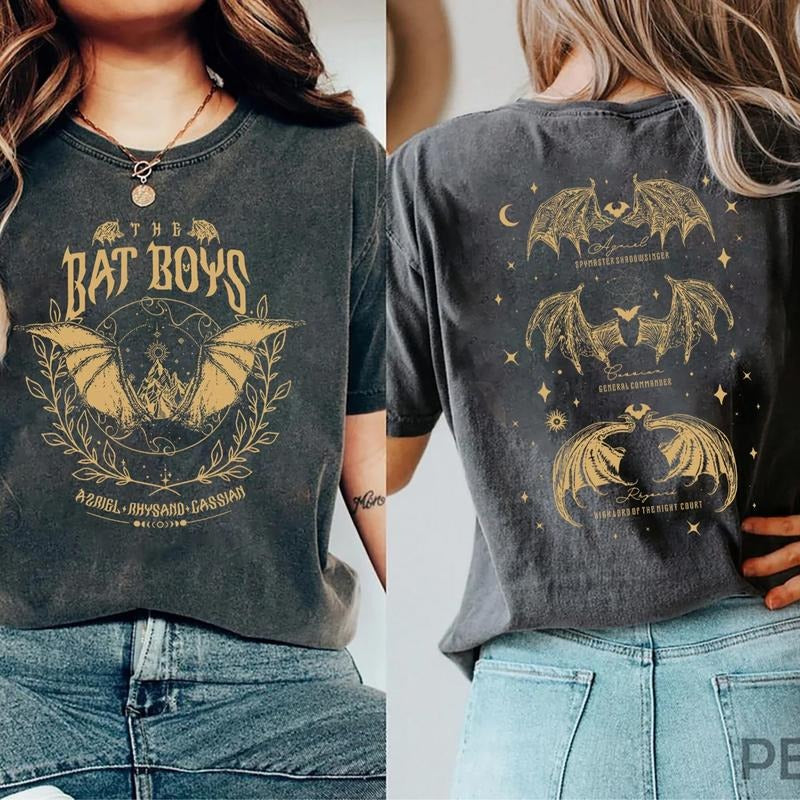 The Bat Boys Comfort Colors Shirt, Acotar Merch Shirt, The Night Court Illyrians Shirt, A Court of Thorns and Roses...
