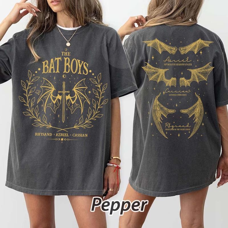 The Bat Boys Comfort Colors Shirt, Acotar Merch Shirt, The Night Court Illyrians Shirt, A Court of Thorns and Roses...