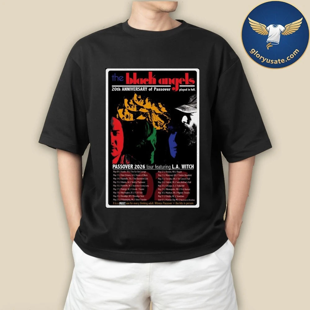 The Black Angels Passover 2026 Tour Poster Shirt