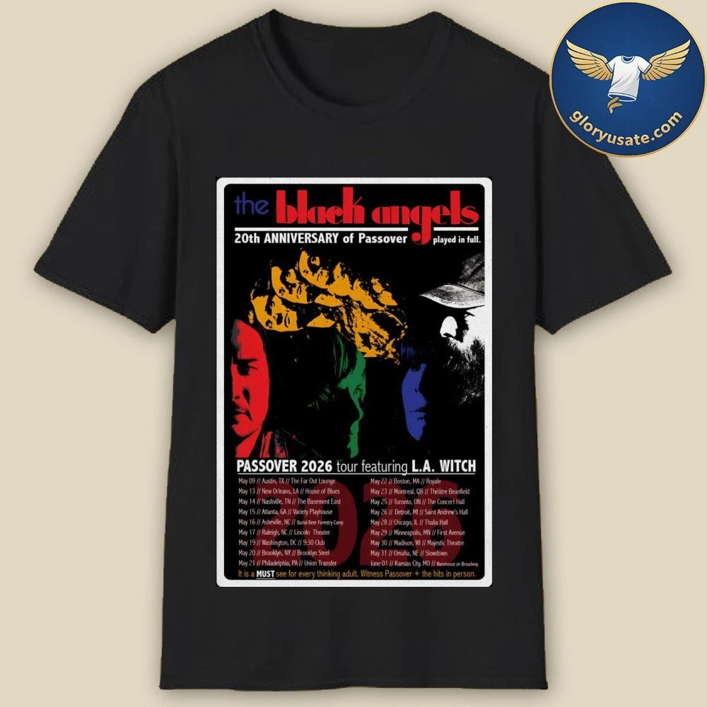 The Black Angels Passover 2026 Tour Poster Shirt