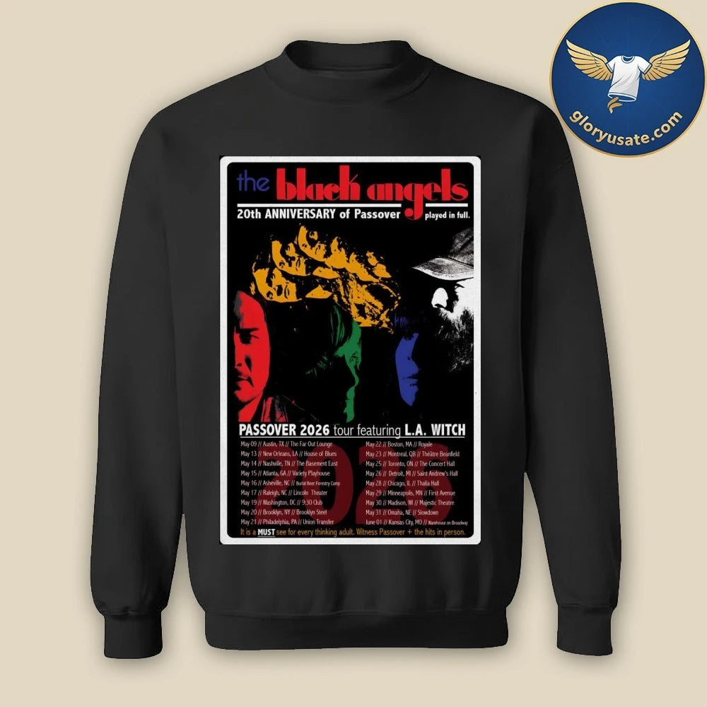 The Black Angels Passover 2026 Tour Poster Shirt
