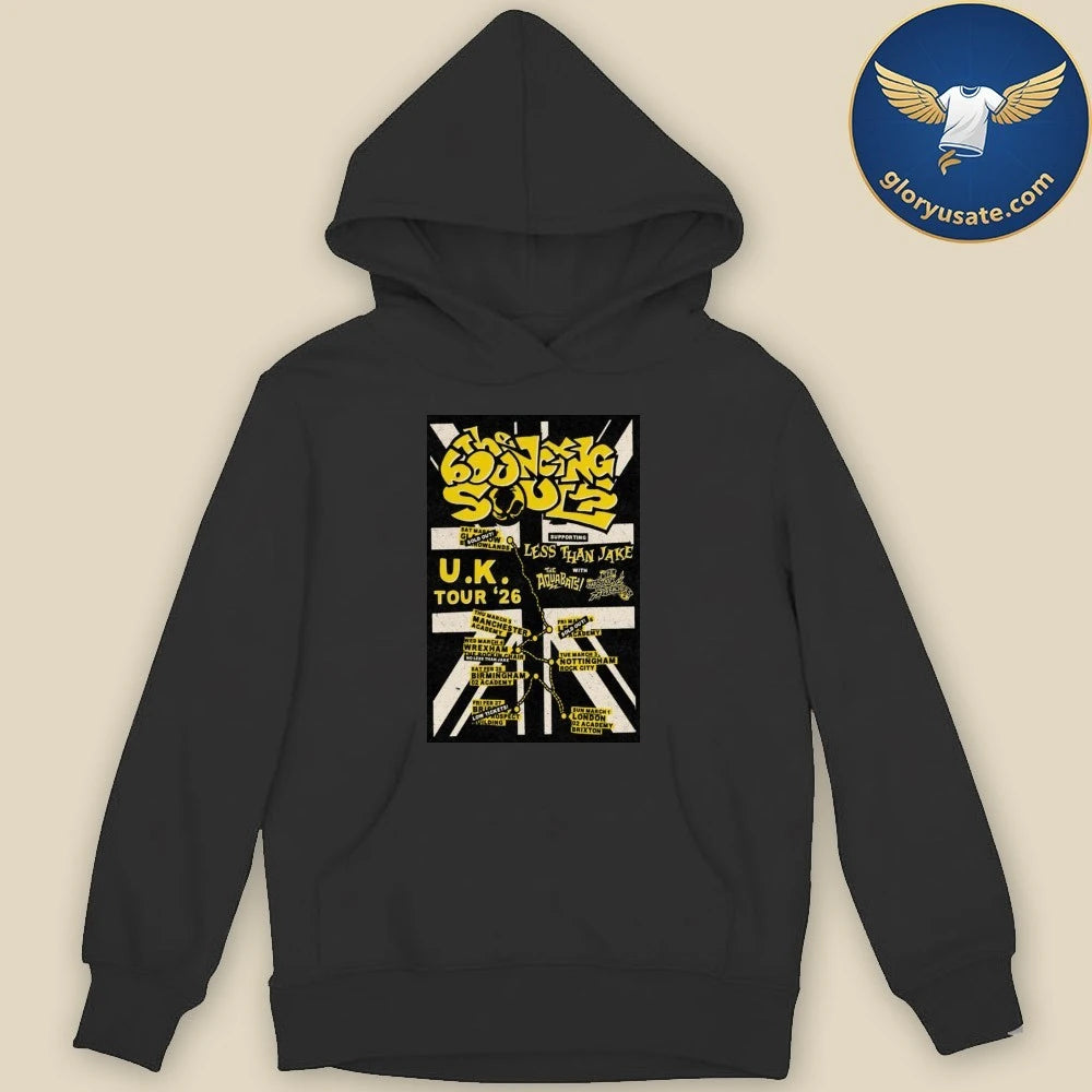 The Bouncing Souls United Kingdom Tour 2026 Poster Shirt