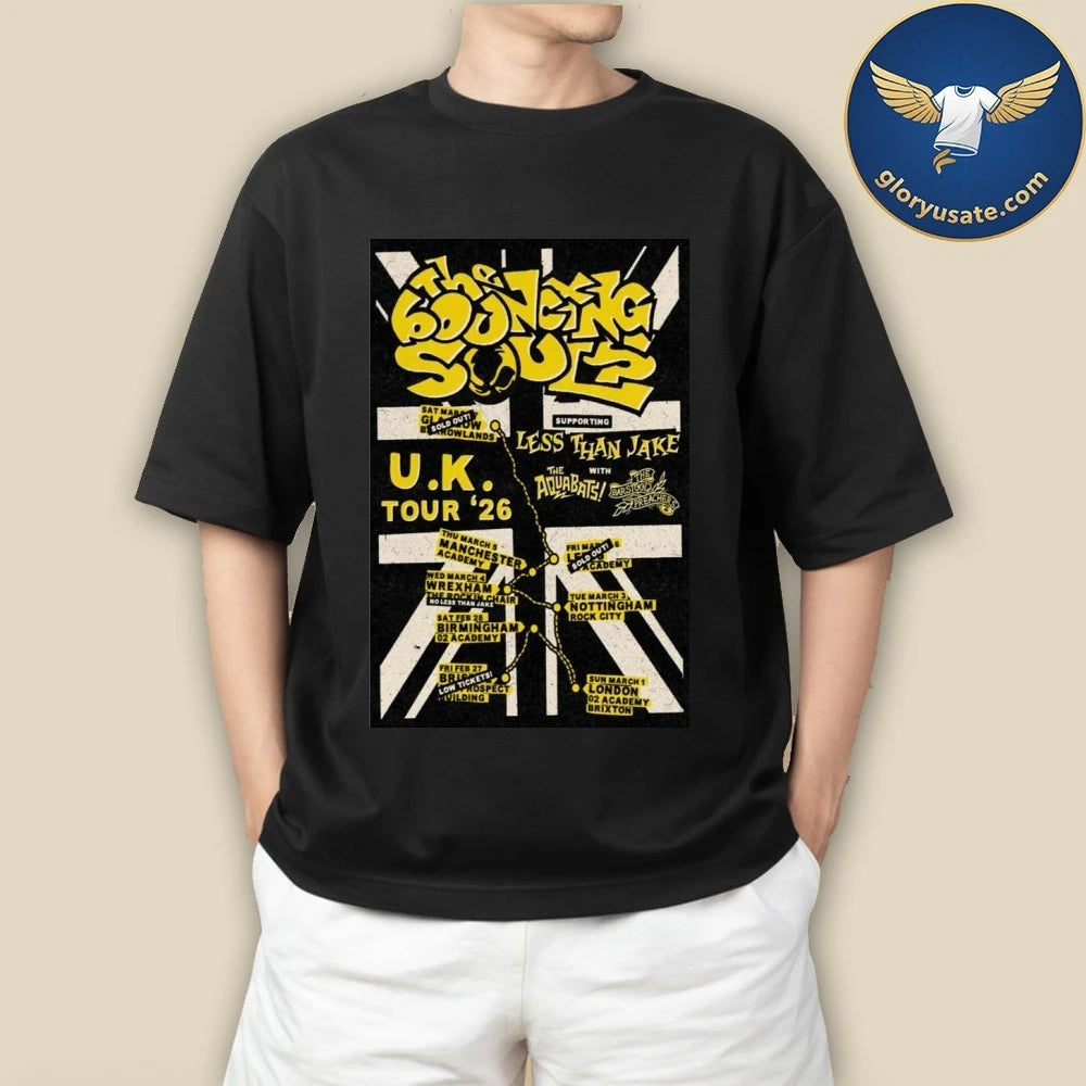 The Bouncing Souls United Kingdom Tour 2026 Poster Shirt