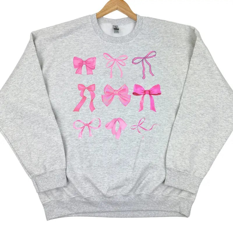 The Bow Girl Coquette Sweatshirt 'NLB' T-Shirts, Hoodie | TeeBloomCo.com