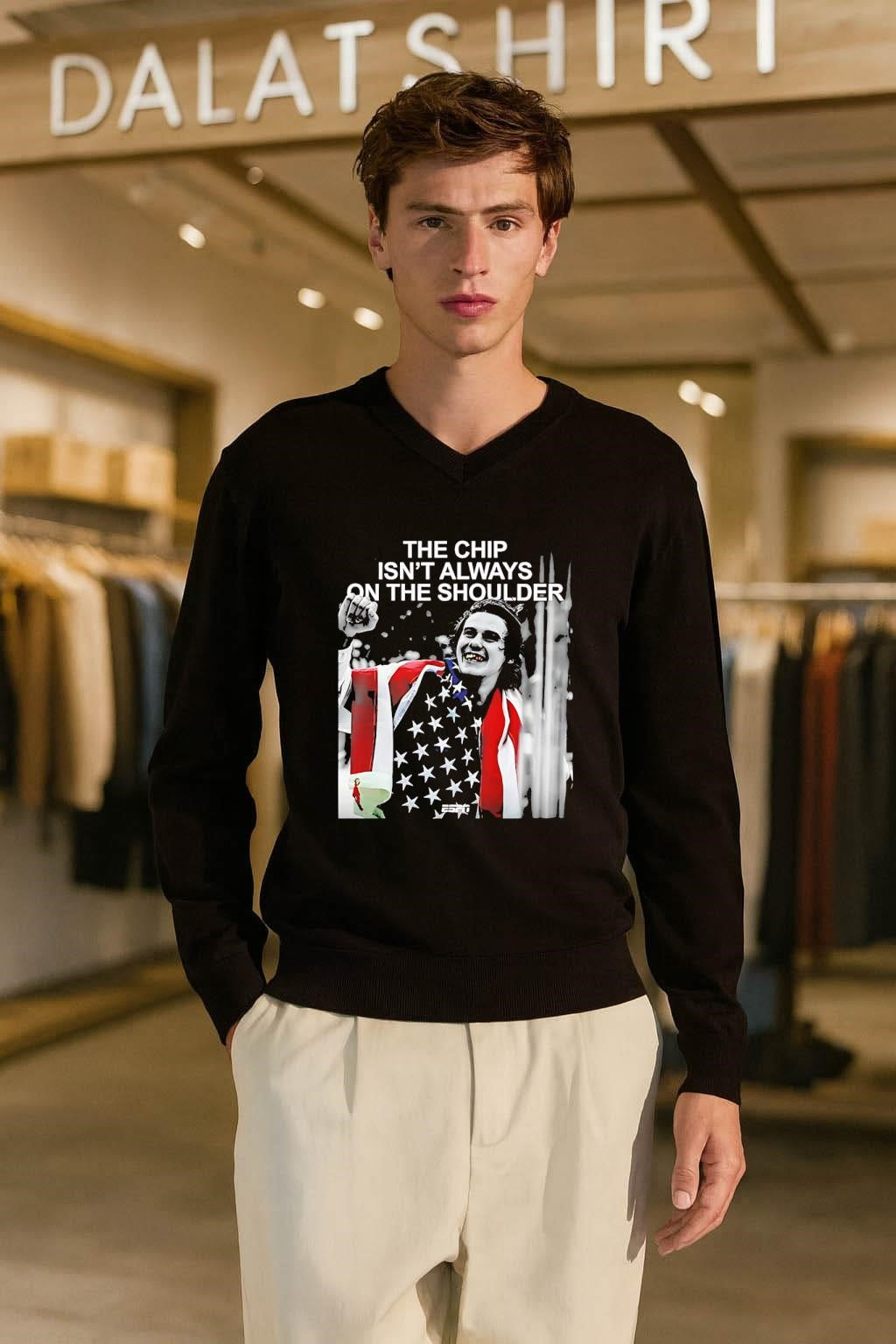 The Chip Isn’t Always On The Shoulder Athlete shirt
