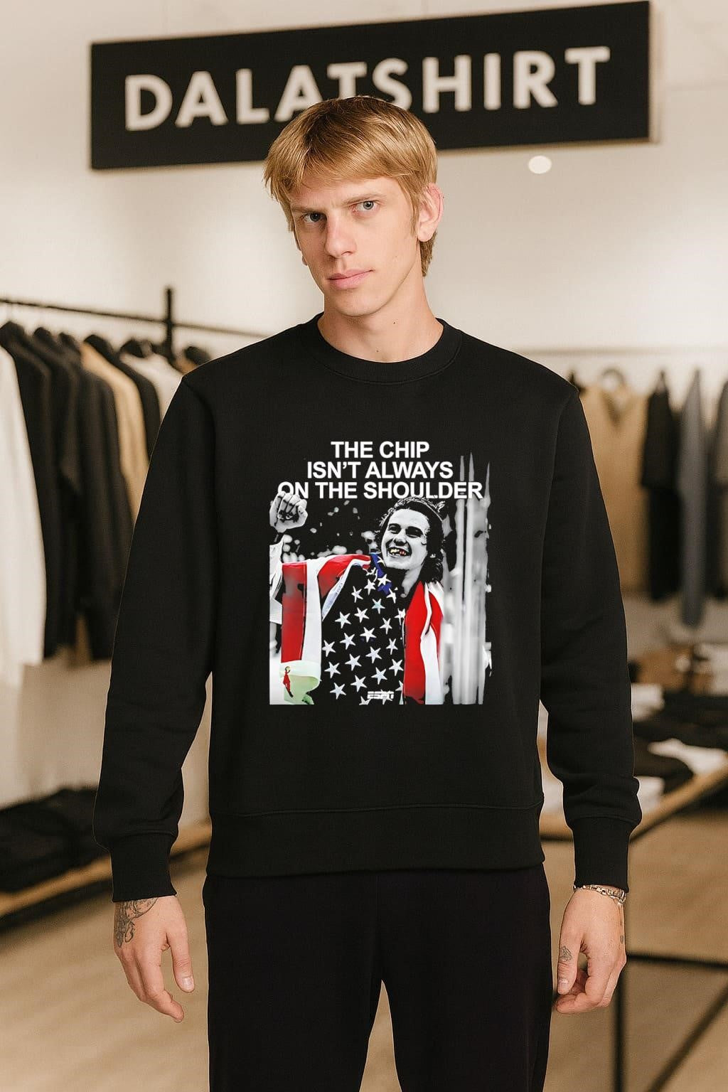 The Chip Isn’t Always On The Shoulder Athlete shirt