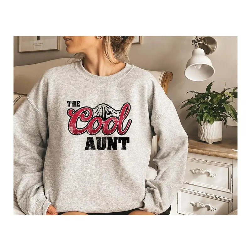 The Cool Aunt Shirt, Aunt Gift, Mothers Day Shirt Hoodie, Sweatshirt | TeeBloomCo.com