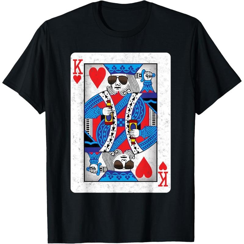 The Cool King of Hearts - Funny Poker Night T-Shirt made in usa Hoodie, Sweatshirt | TeeBloomCo.com