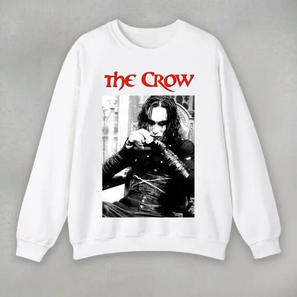 The Crow Movie Black Short Sleeve Cotton Unisex Streetwear Sweatshirt T-Shirts, Hoodie | TeeBloomCo.com