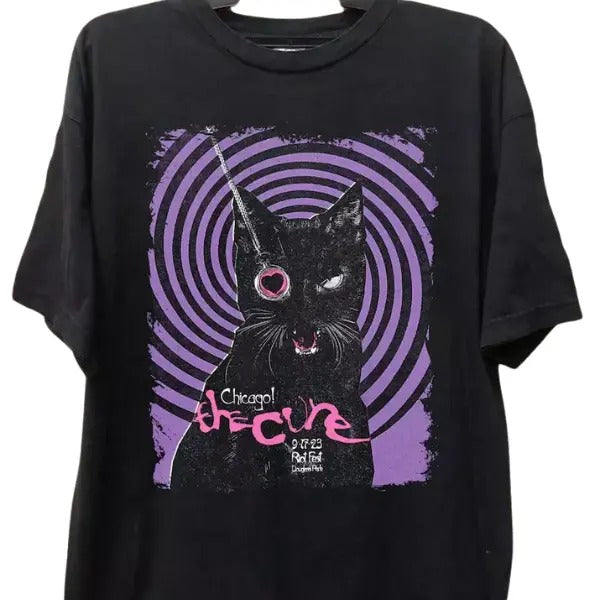 The Cure Love Cat Album Shirt, 90s The Cure Tour Shirt, Rock Music Band TShirt Hoodie, Sweatshirt | TeeBloomCo.com