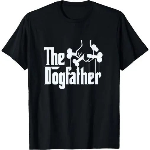 The Dogfather Dog Dad Fathers Day Gift Dog Lover T-Shirt Made in USA Hoodie, Sweatshirt | TeeBloomCo.com