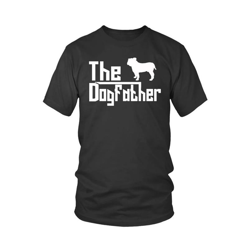 The Dogfather English Bulldog T-Shirt Made in USA Hoodie, Sweatshirt | TeeBloomCo.com