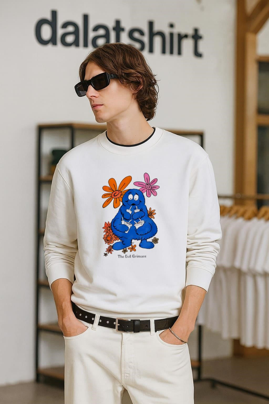 The Evil Grimace Monster Mascot Character shirt