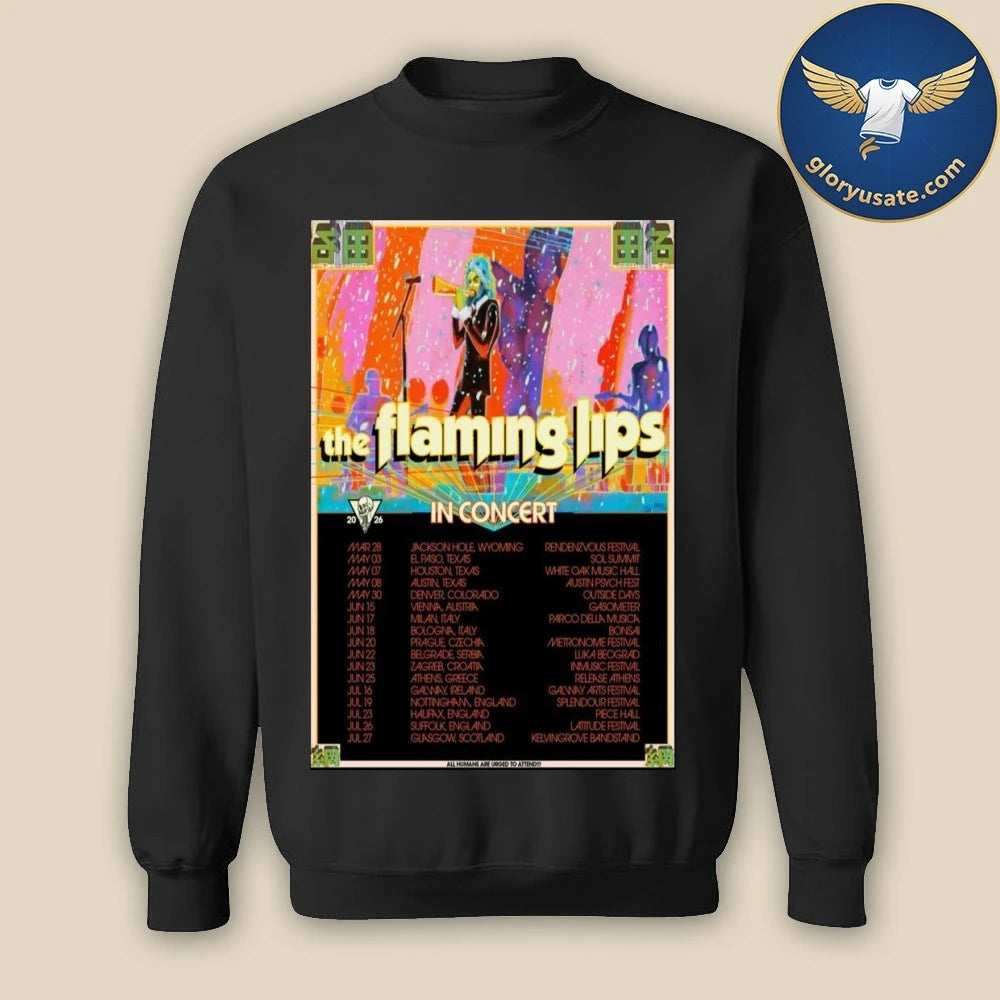 The Flaming Lips Peace and Punk Rock 2026 Poster Shirt