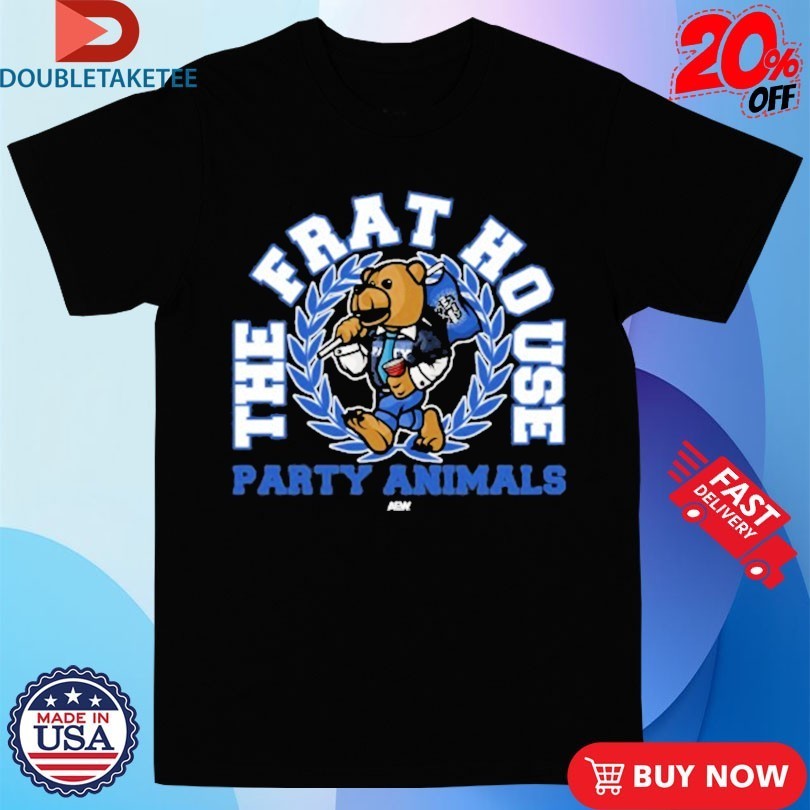 The Frat House Party Animals AEW Shirts