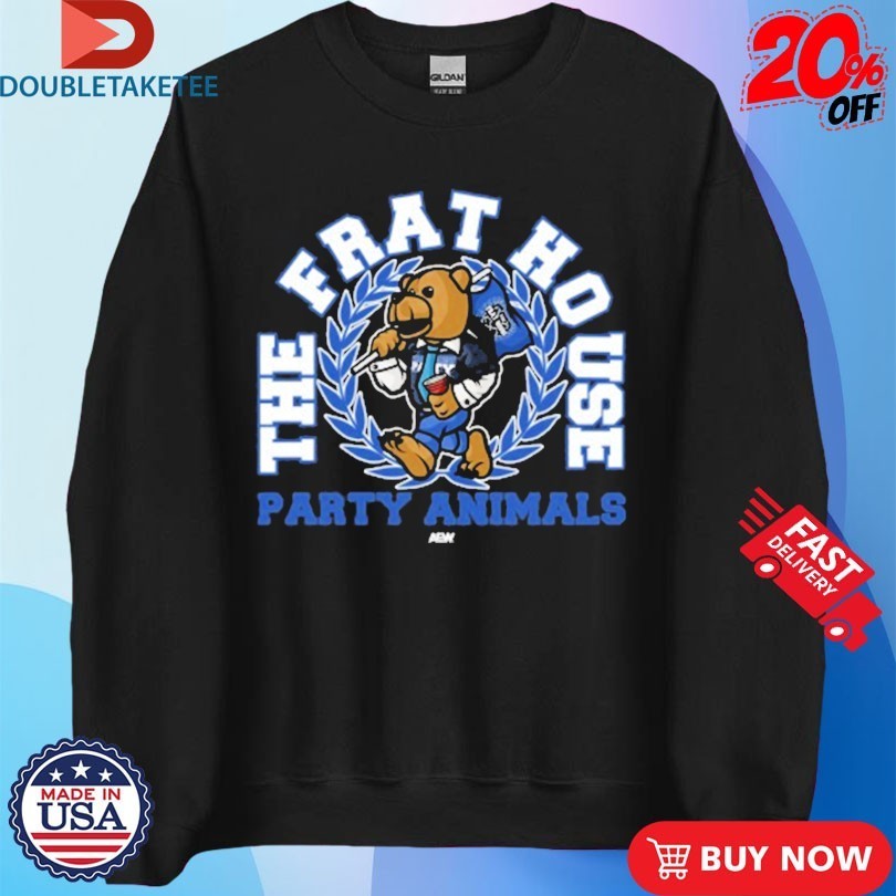 The Frat House Party Animals AEW Shirts