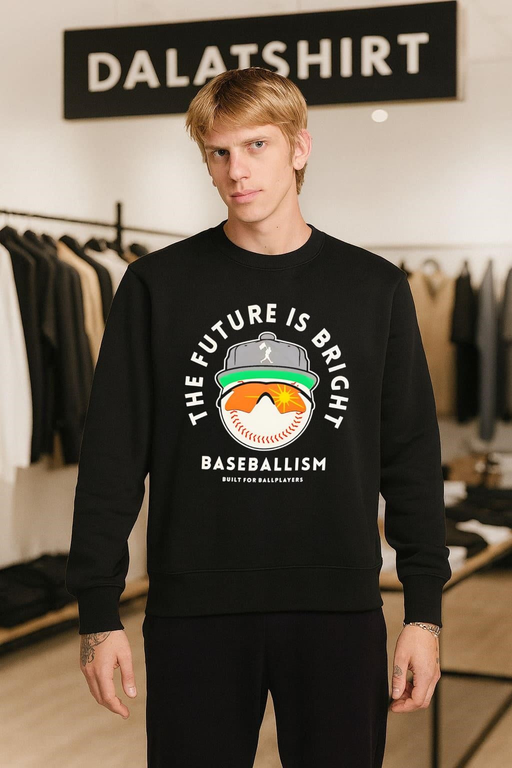 The Future Is Bright Baseballism Built For Ballplayers shirt