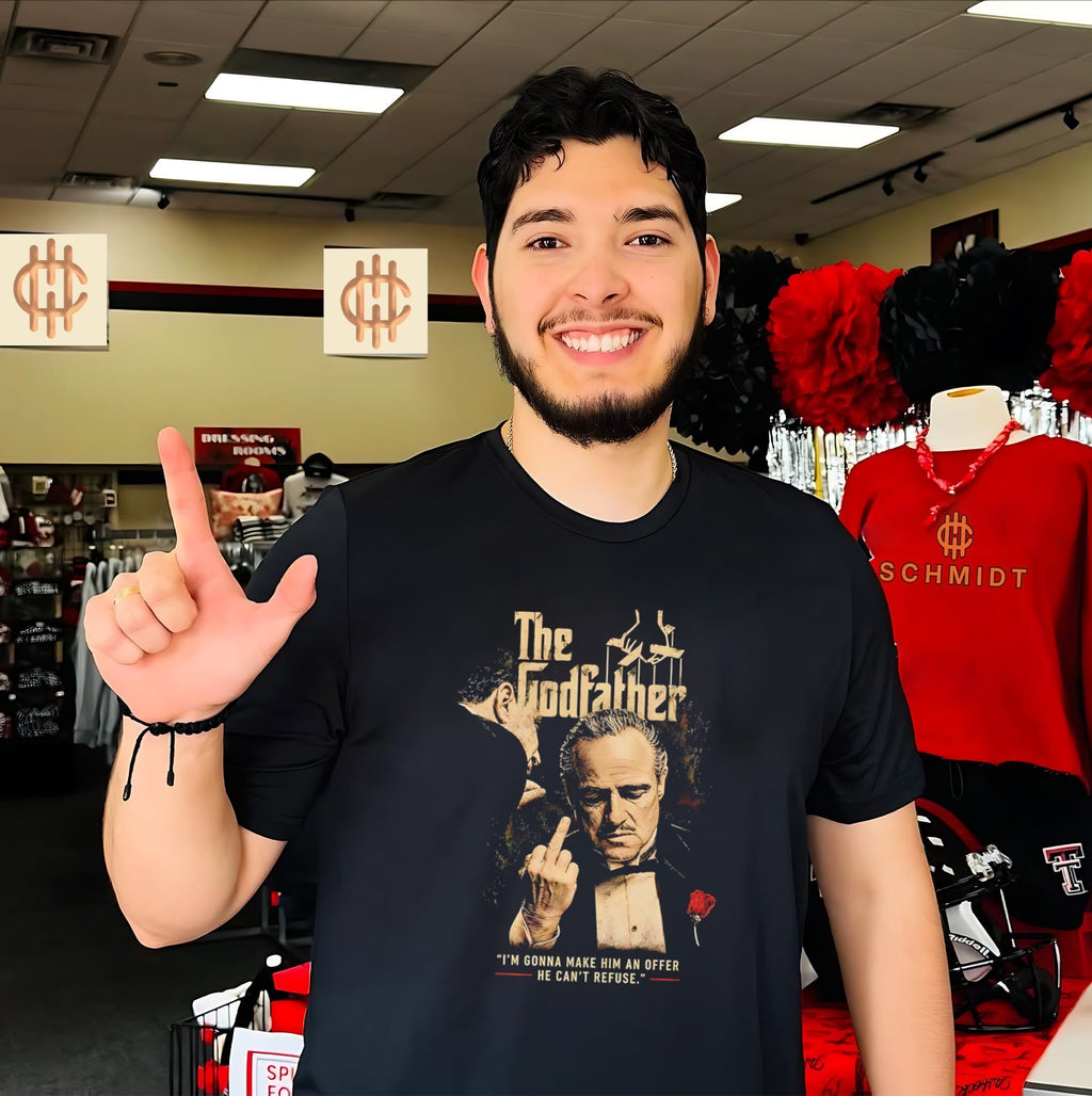The Godfather Don Corleone middle finger shirt