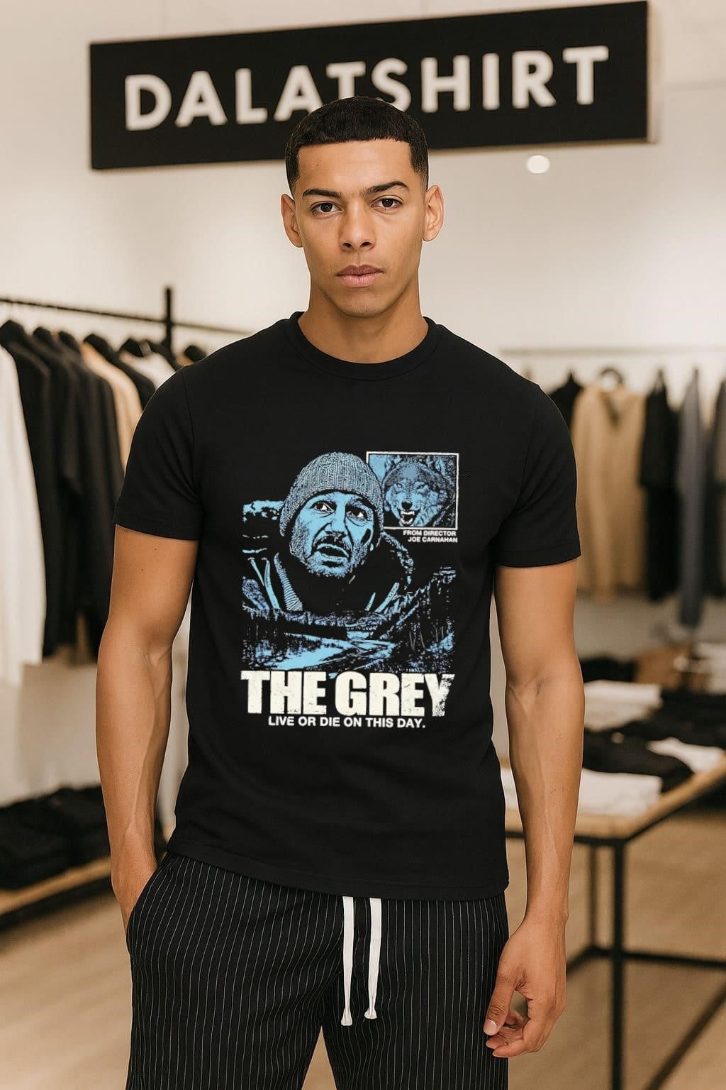 The Grey Live Or Die On This Day Joe Carnahan Wolf shirt
