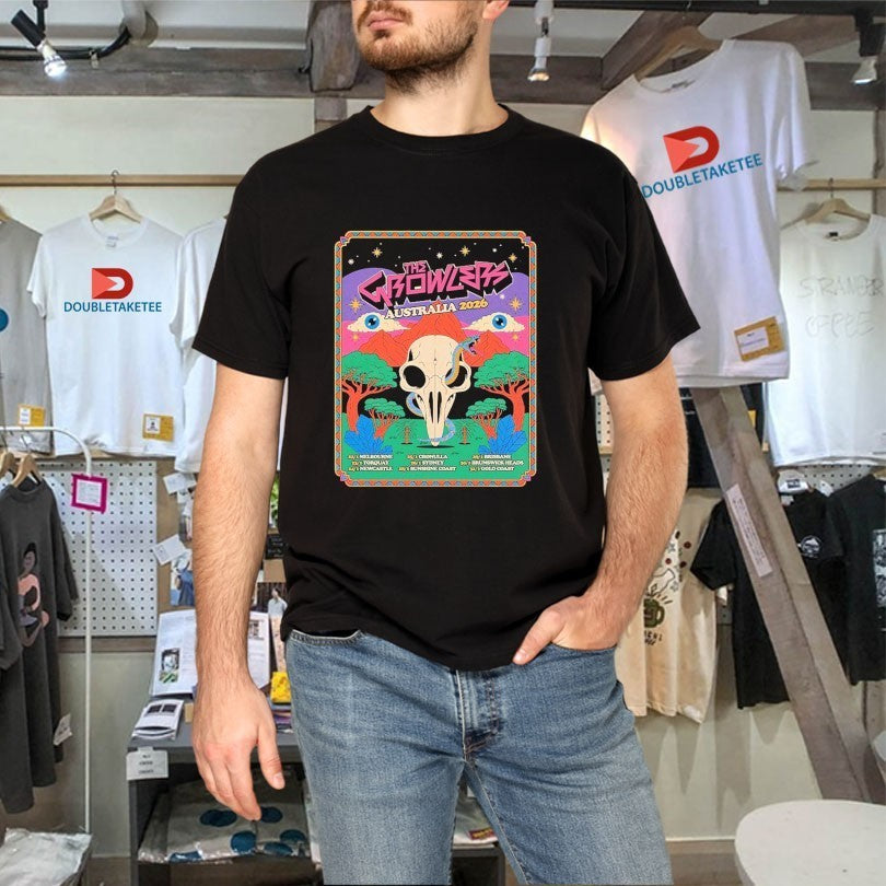 The Growlers Australia 2026 Tour Eyes Snake Skull Shirts