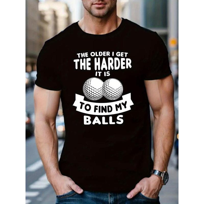 The Harder Printed Men's Casual Crew Neck Sport T-shirt For Summer MADE IN USA Hoodie, Sweatshirt | TeeBloomCo.com