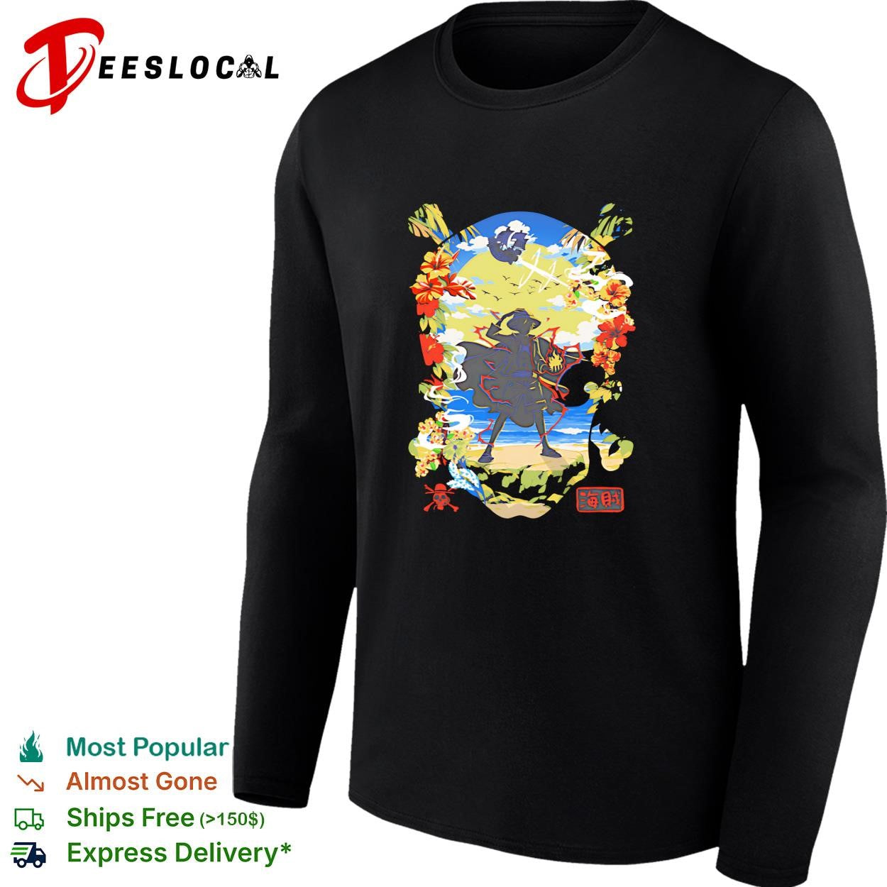The Hat Pirate Monkey D Luffy from One Piece shirt