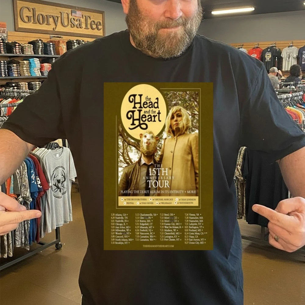 The Head And The Heart The 15th Anniversary Tour 2026 Poster Shirt
