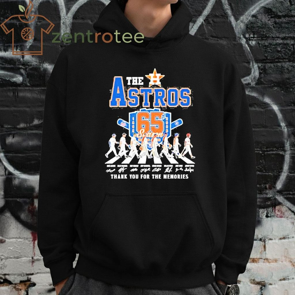 The Houston Astros Abbey Road 65th Season 1962 2026 signature shirt