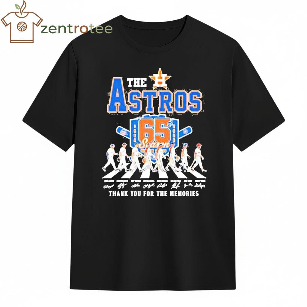The Houston Astros Abbey Road 65th Season 1962 2026 signature shirt