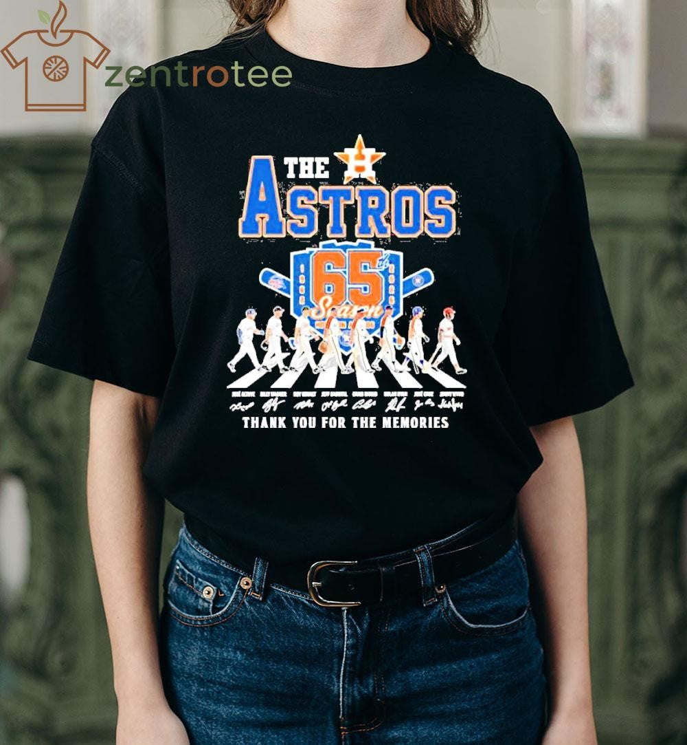 The Houston Astros Abbey Road 65th Season 1962 2026 signature shirt