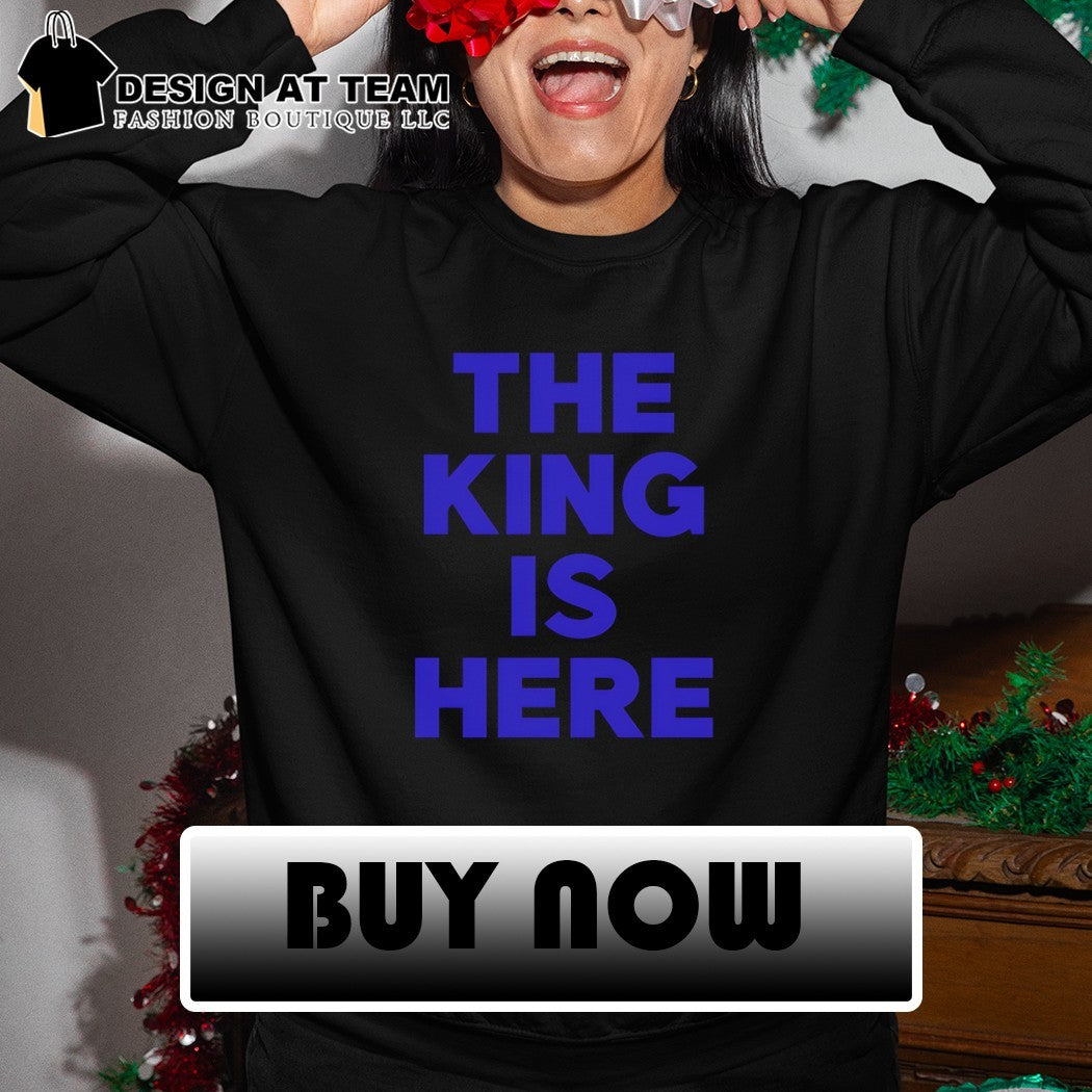 The King is here Philadelphia 76ers Basketball NBA 2026 shirt