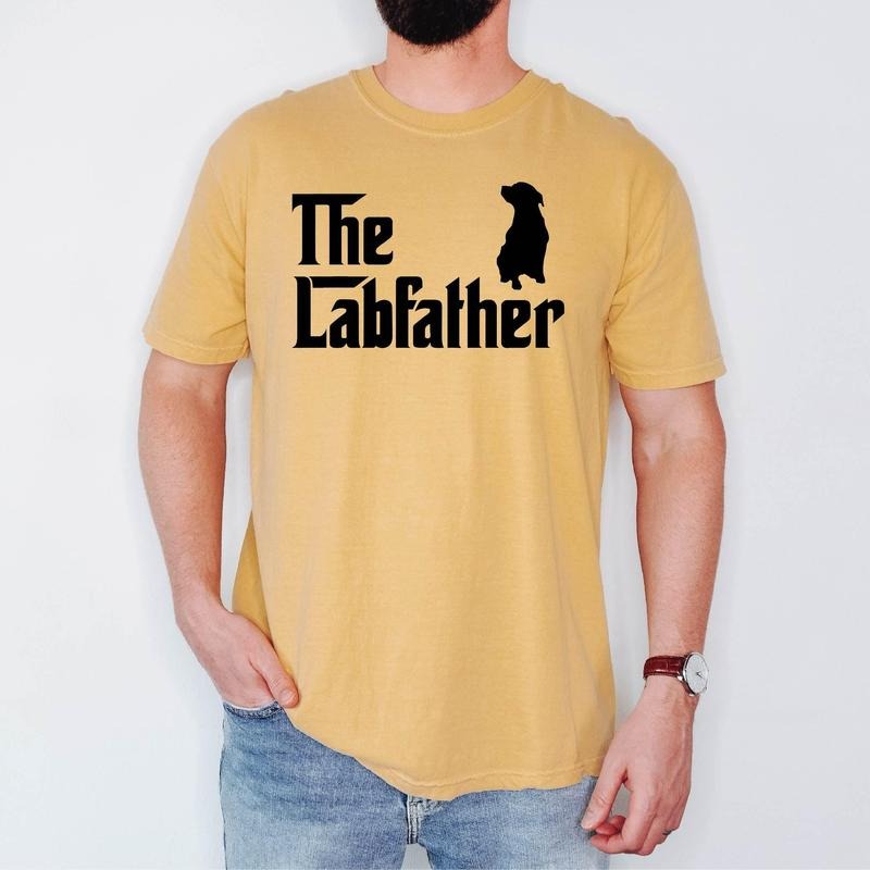 The Labfather Shirt, Dog Dad T-shirt, Animal Lover Gift Shirt, Lab Daddy Gifts for Man, Daddy Shirt, Lab Owner Men Shirt,...