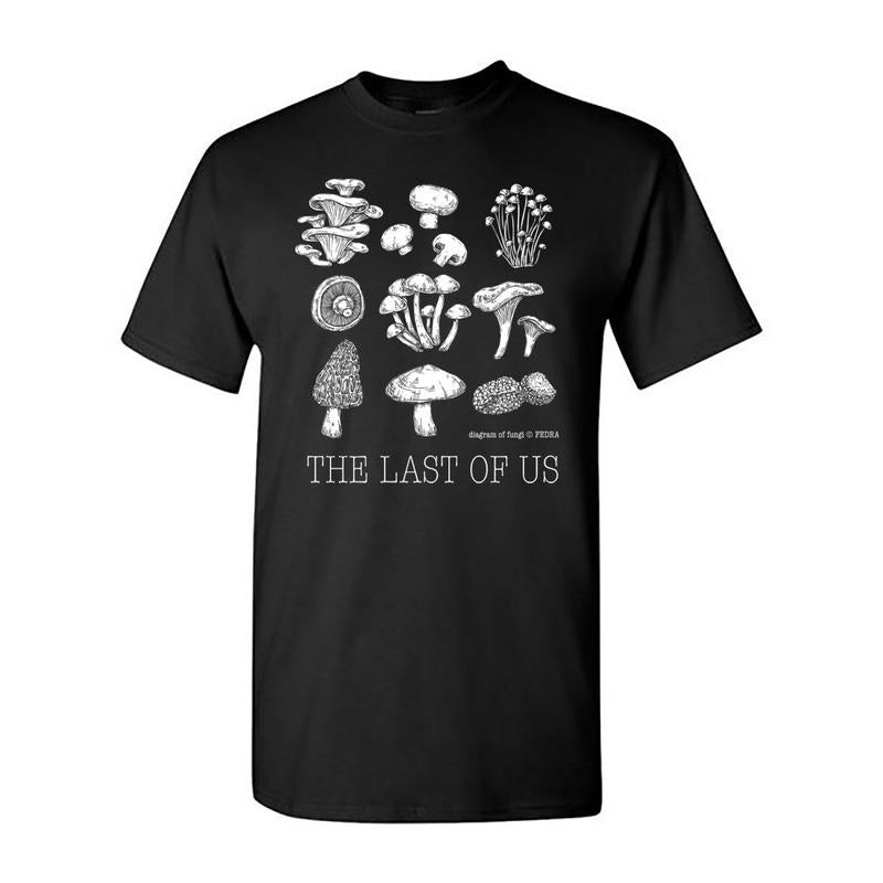 The Last of Us Mushroom Mushroom Stamp FEDRA shirt, softstyle black unisex shirt Hoodie, Sweatshirt | TeeBloomCo.com
