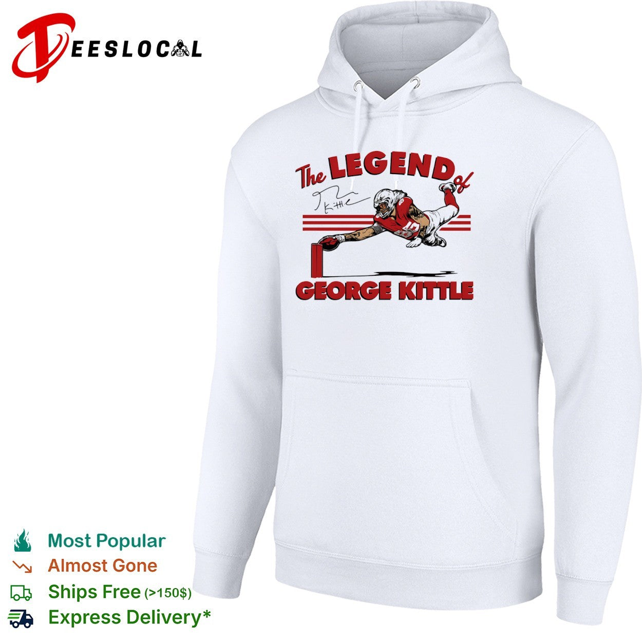 The Legend of George Kittle San Francisco 49ers NFL Football shirt
