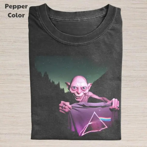 The Lord of the Rings Vintage Graphic Tee, Funny Gollum T-Shirt, Movies Tee, Unisex Meme Cringe Funny Dumb Shirt,...