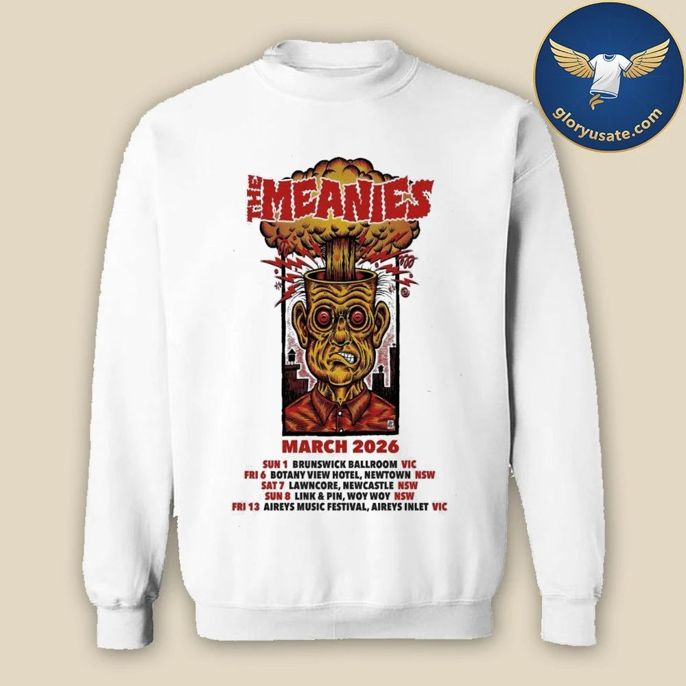 The Meanies Tour March 2026 Australia Poster Shirt