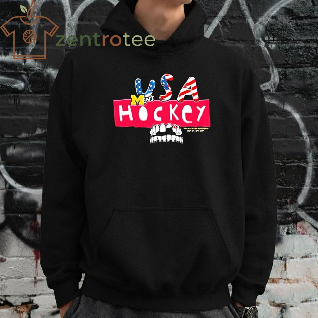 The Michigan Difference Usa Hockey lost teeth shirt