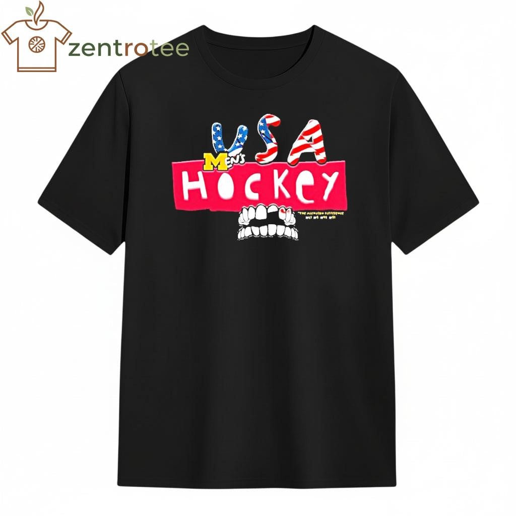 The Michigan Difference Usa Hockey lost teeth shirt