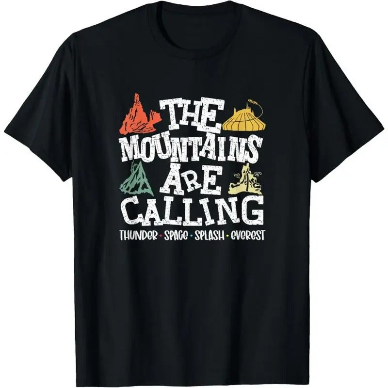 The Mountains Are Calling Space Splash Thunder Everest T-Shirt Made in USA Hoodie, Sweatshirt | TeeBloomCo.com