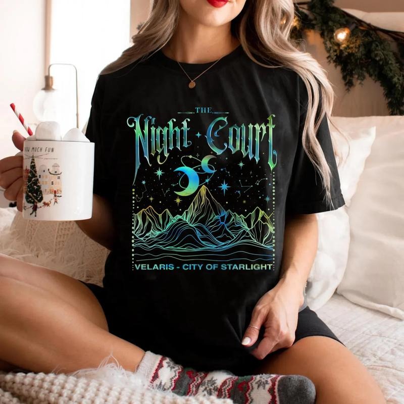 The Night Court Velaris Tee Shirt, Velaris City Of Starlight Sweatshirt, Velaris The Night Court Shirt, Court Of Dreams...