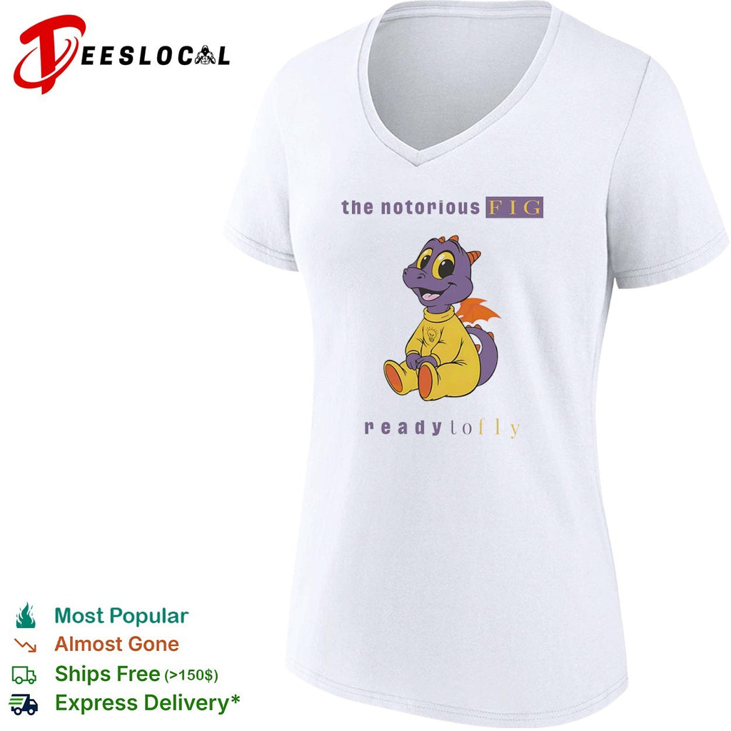 The Notorious FIG ready to fly Figment of the Imagination Disney Epcot shirt