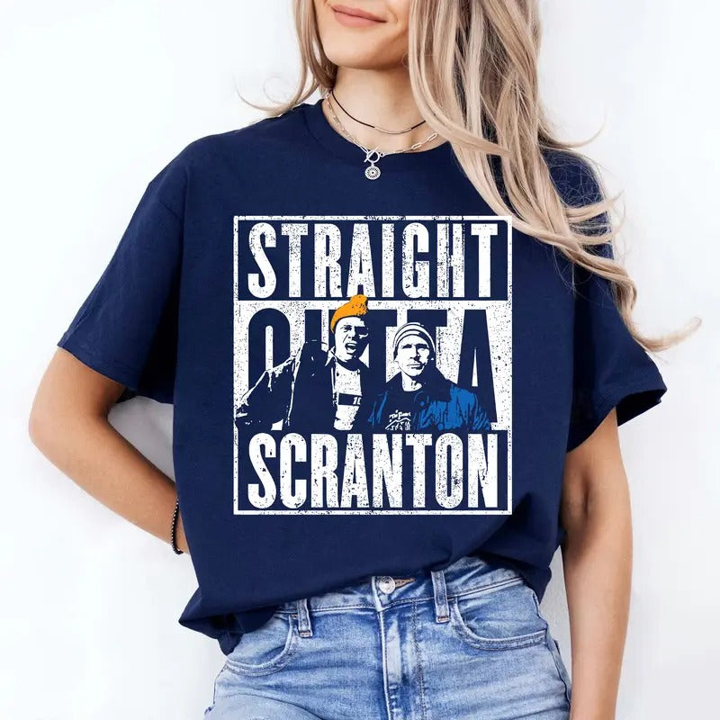 The Office Vintage Straight Outta Scranton shirt Hoodie, Sweatshirt | TeeBloomCo.com