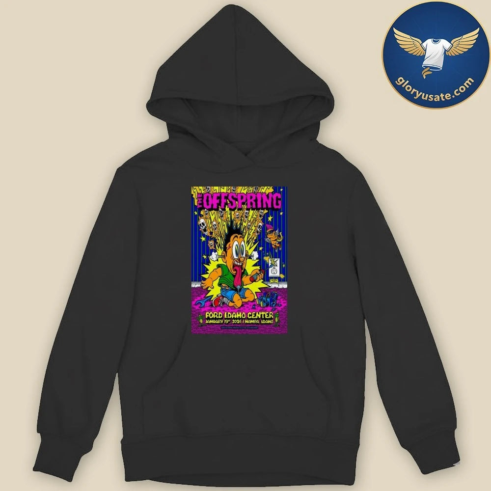 The Offspring Nampa, ID January 19 2026 Tour Poster Shirt