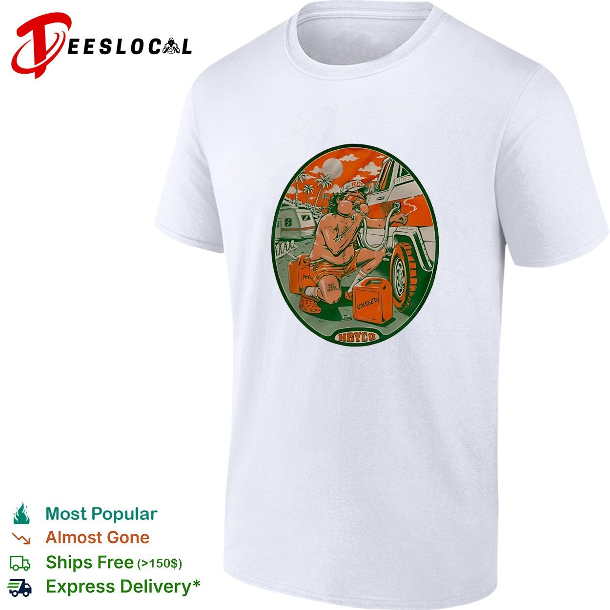The Red Clay Strays x Soundwaves Creative Hollywood Florida 2026 elipse shape shirt