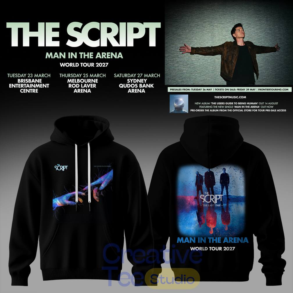 The Script — Man In The Arena Tour 2026 Hoodie