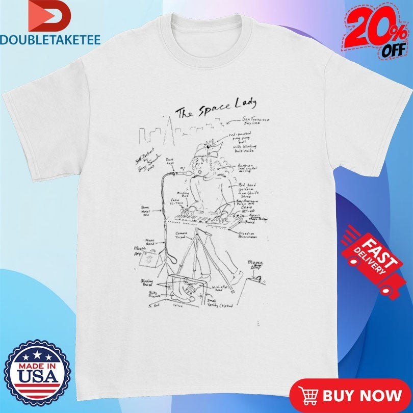 The Space Lady Schematic Shirts