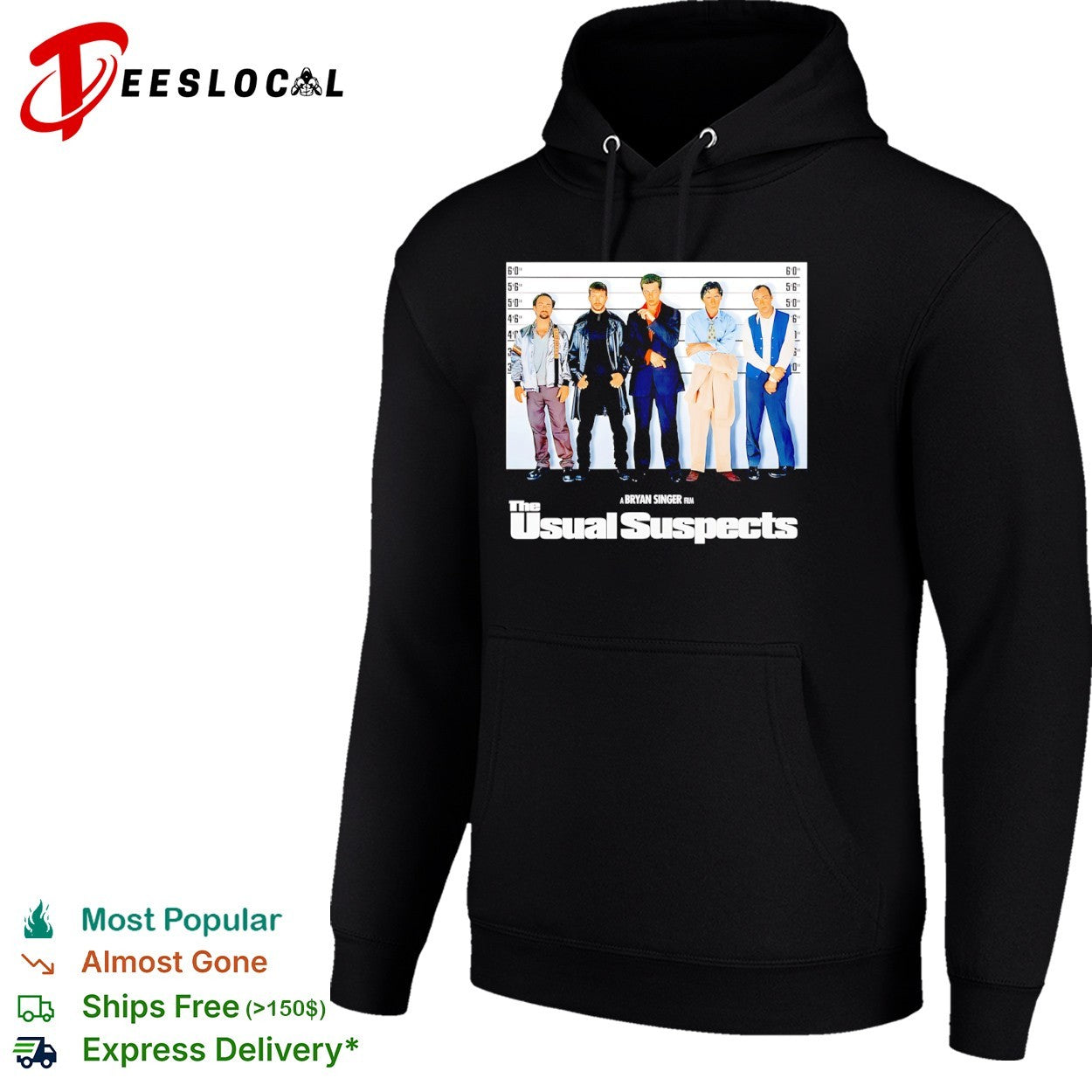 The Usual Suspects Movie Poster Cast Bryan Singer Film Shirt